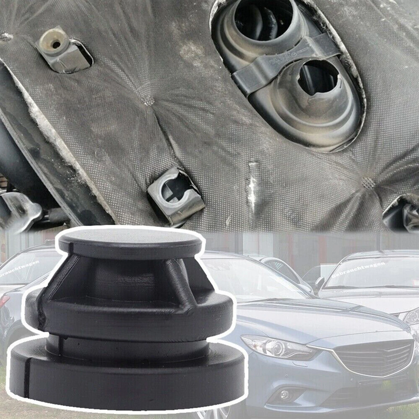 For Mazda Axela Atenza CX4 CX5 2Pcs Górna pokrywa silnika Gumowa przelotka Tuleja montażowa buforowa Podkładka osłony płyty Poduszka
