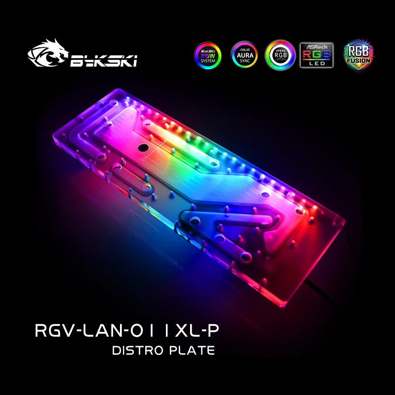 

Bykski RGV-LAN-O11XL-P,Distro Plate Radiator For O11 Dynamic XL Case,Waterway Board Reservoir Water Tank Pump For PC Cooling
