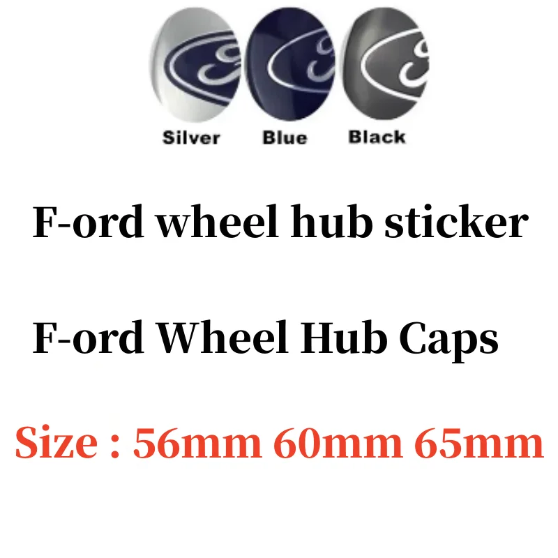 

4pcs Focus Mk2 MK3 Car Wheel Center Caps Rim Emblem Badge For Fiesta Focus Fusion Mondeo Wheel Center Car Sticker Accessories