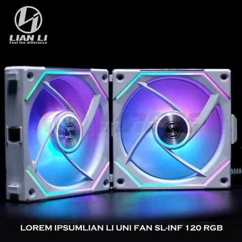SL INF 120 Зворотное лезвие UNI FAN SL-INF INFINITY Зеркало RGB Генерал 3 40 светодиодов L-Connect 3