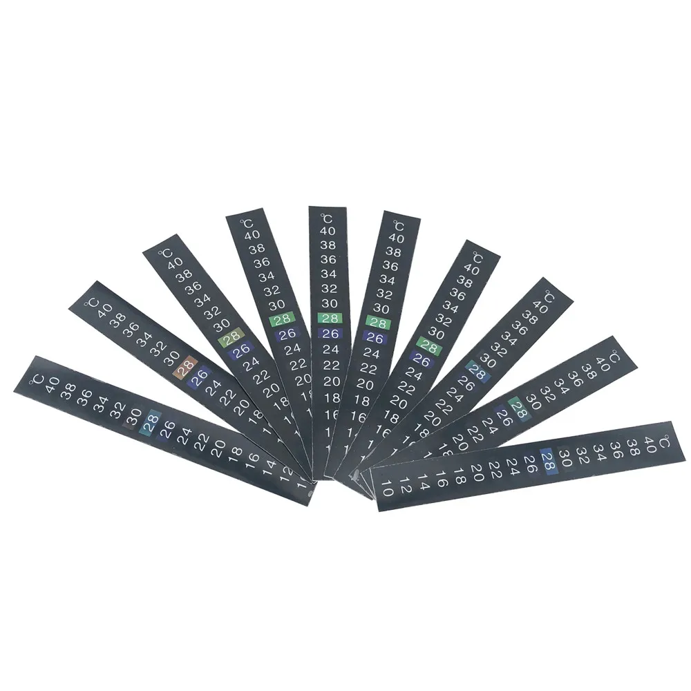 

Набор из 10 цифровых самоклеющихся термометров 10-40℃