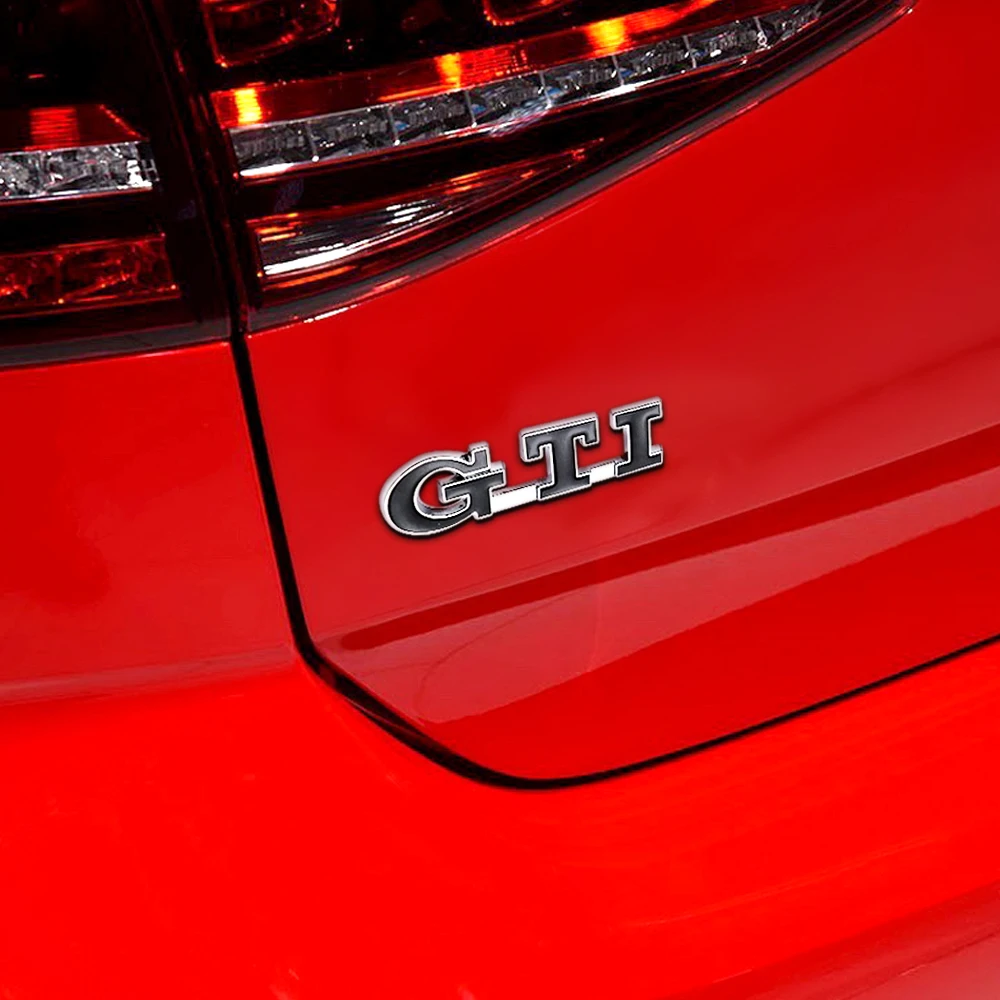 3D Металлический GTI Стайлинг Автомобильные товары Передний капот Значок Решетка