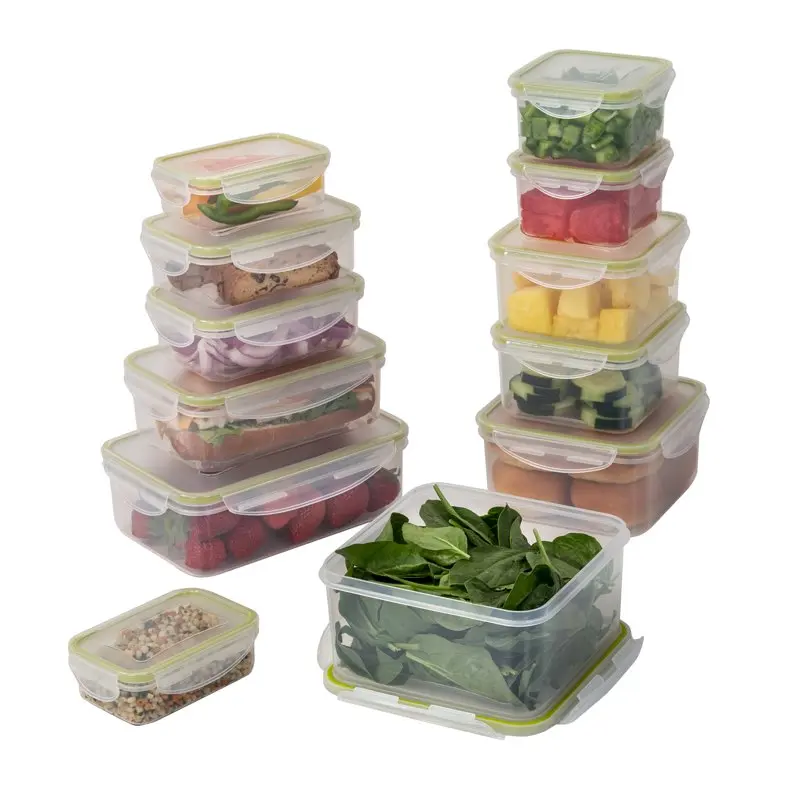 

Elegant 24-Piece Clear Snap-Lock Food Storage Containers, Can Do Anything You Need!