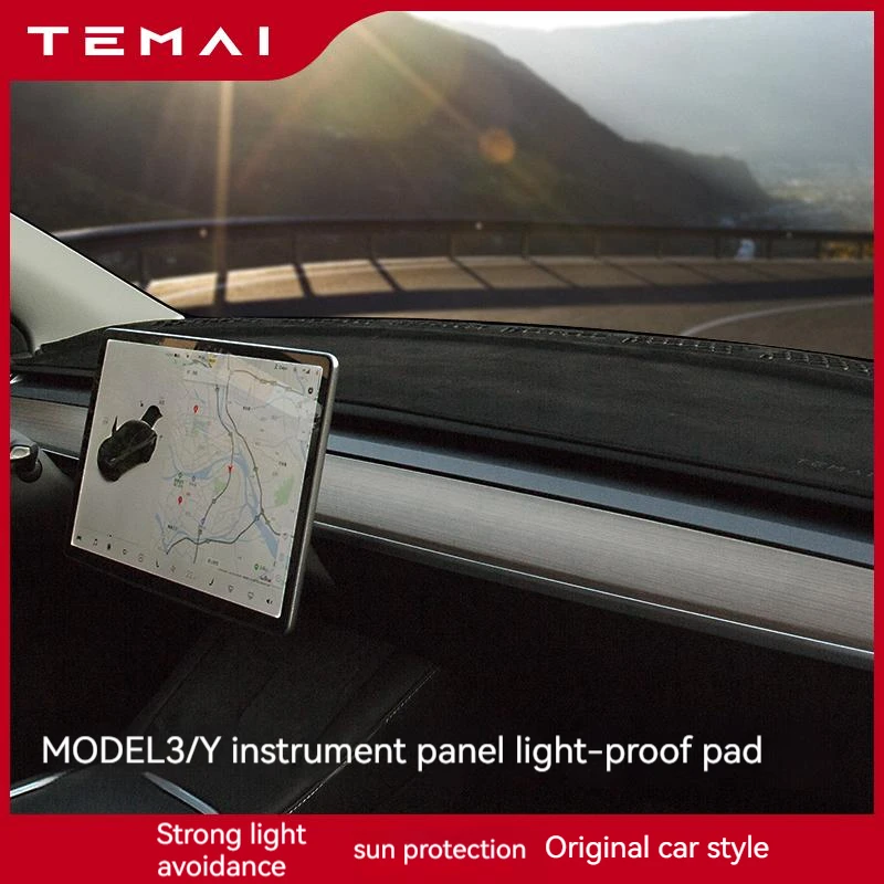 

TEMAI применимо к Tesla model3y, sunshade для приборной консоли, внутренней отделке и индивидуальным аксессуарам