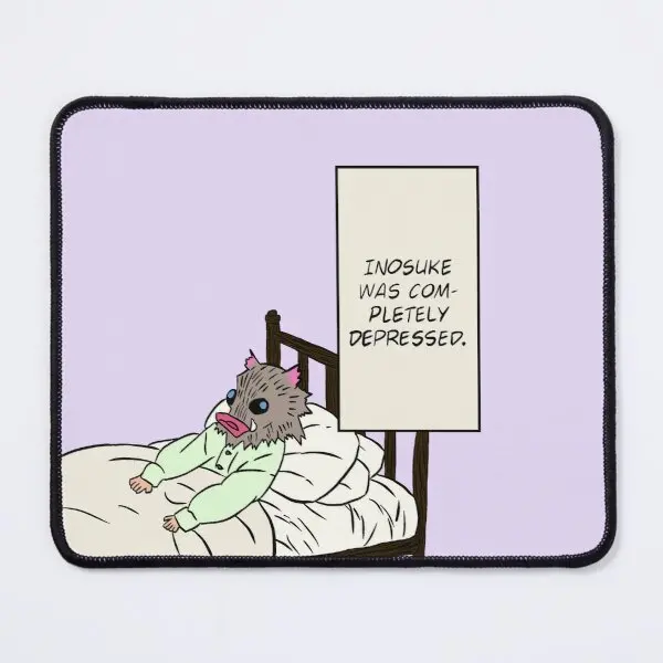 

Подавленный коврик для мыши Inosuke, игровой компьютерный коврик, мужской компьютерный коврик для клавиатуры с принтом, настольное аниме, ПК, г...