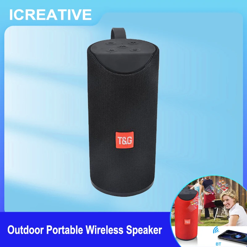 

TG113 10W Outdoor Portable Column Wireless Bluetooth-compatible Speaker USB TF FM Radio Music Stereo Subwoofer For PC MP