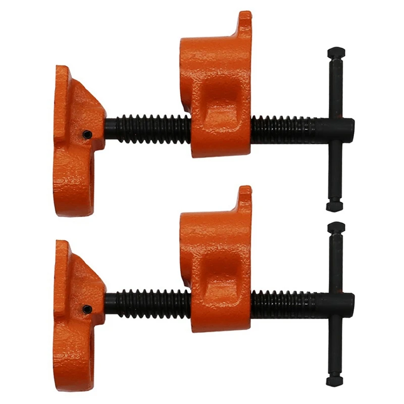 

Сверхмощный трубный зажим, 2 шт., 1/2 дюйма, склеивание дерева, Скоба для труб, зажим, арматура, столярные инструменты, 4 шт. в комплекте