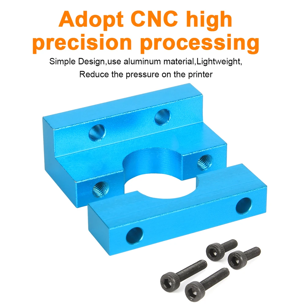 Фиксированный блок V6 Hotend Кронштейн Volcano для аксессуаров 3D-принтеров Ender3 CR10