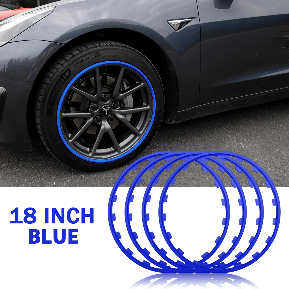 

4 шт., 18/19/20 дюймов, защитные кольца для автомобильных дисков, защитные полоски для колес автомобиля для Toyota Mitsubishi Daihatsu Jaguar Mazda Audi и т. д.