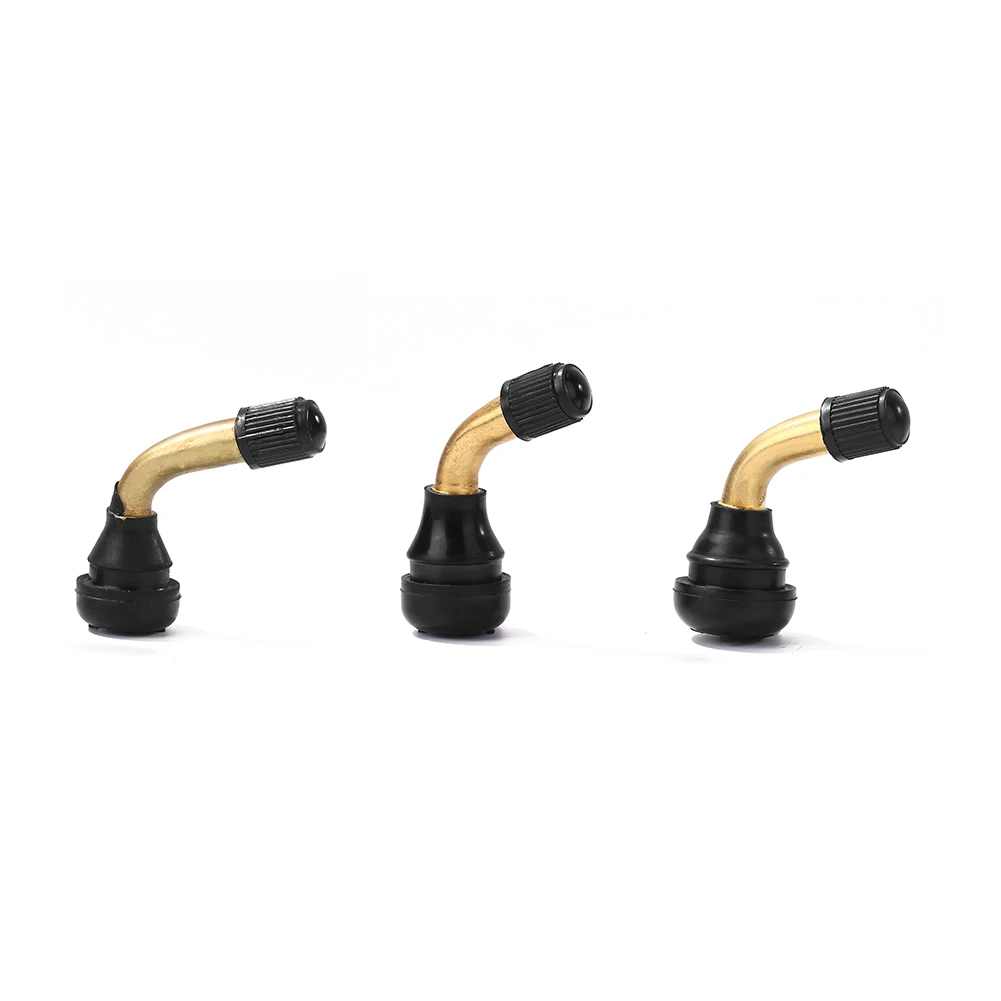 

Tyre Valve Stems Rubber 90 Degree Copper Vacuum Tire Air Valve for Electric Motorcycle Scooter Parts