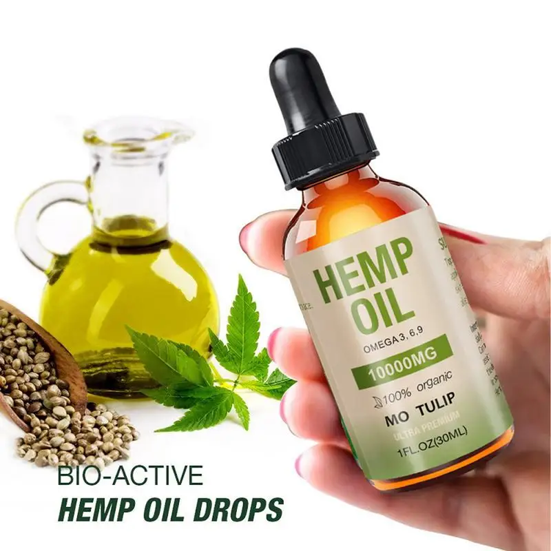 

H Emp Oil Drop Relief Anxiety Stress Sleep Aid Inflammation Massage Skin Care Organic Hemp Seed Extract For Anti-anxiety