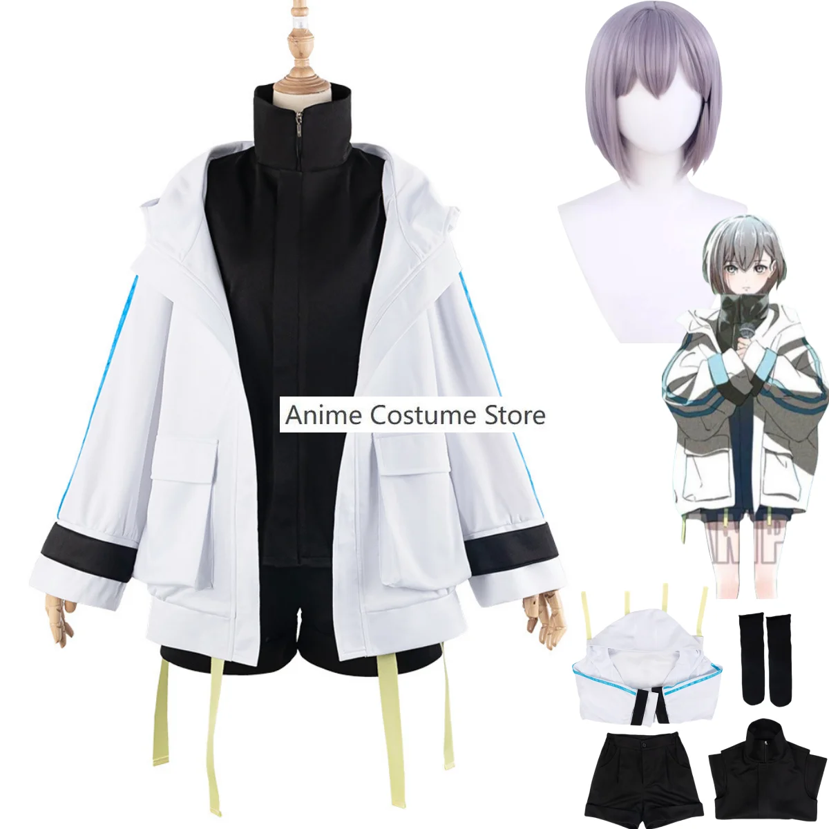 Аниме челка мечта! Это MyGO! Женский костюм для косплея Takamatsu Tomori карнавальный с