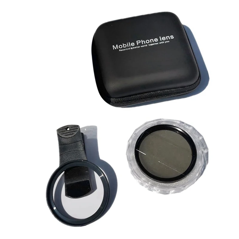 2 комплекта 52 мм универсальный поляризатор для телефона комплект фильтров