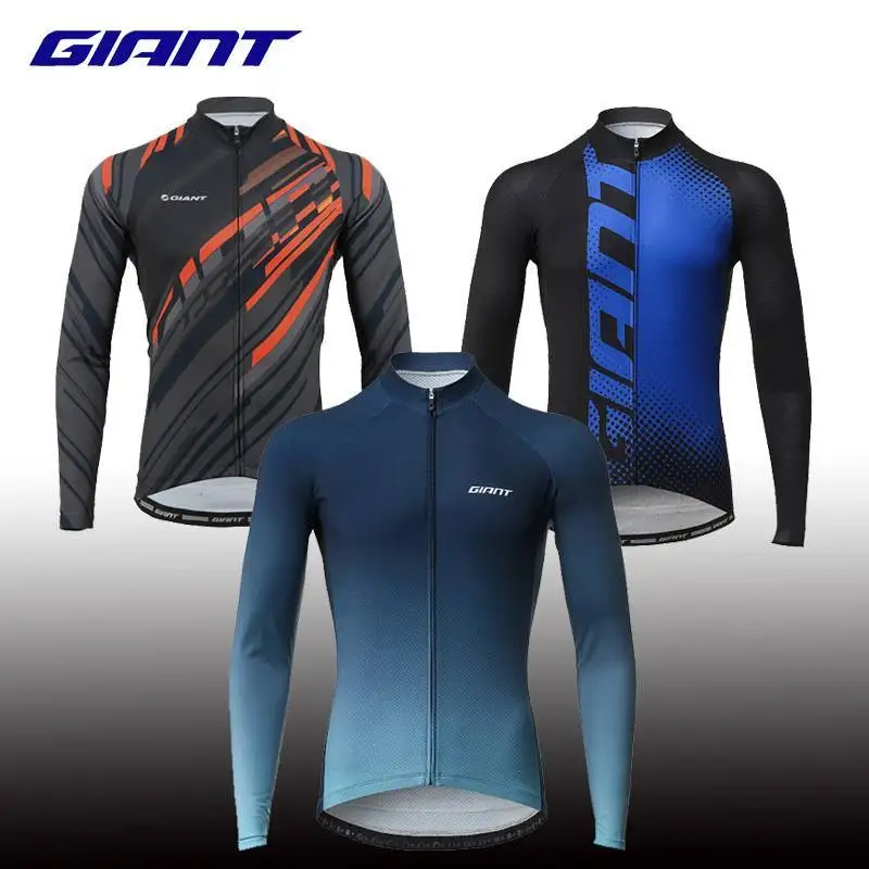 

GIANT 2023 Pro Team Cycling Jersey Set Long Sleeve Mountain Bike Clothes Wear Maillot Ropa Ciclismo Racing Cycling Clothes