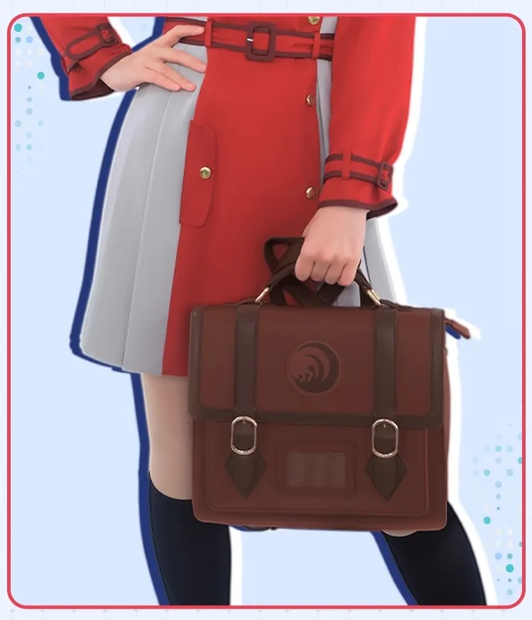 Женская модная сумка из искусственной кожи для косплея Lycoris Recoil Nishikier Chisato