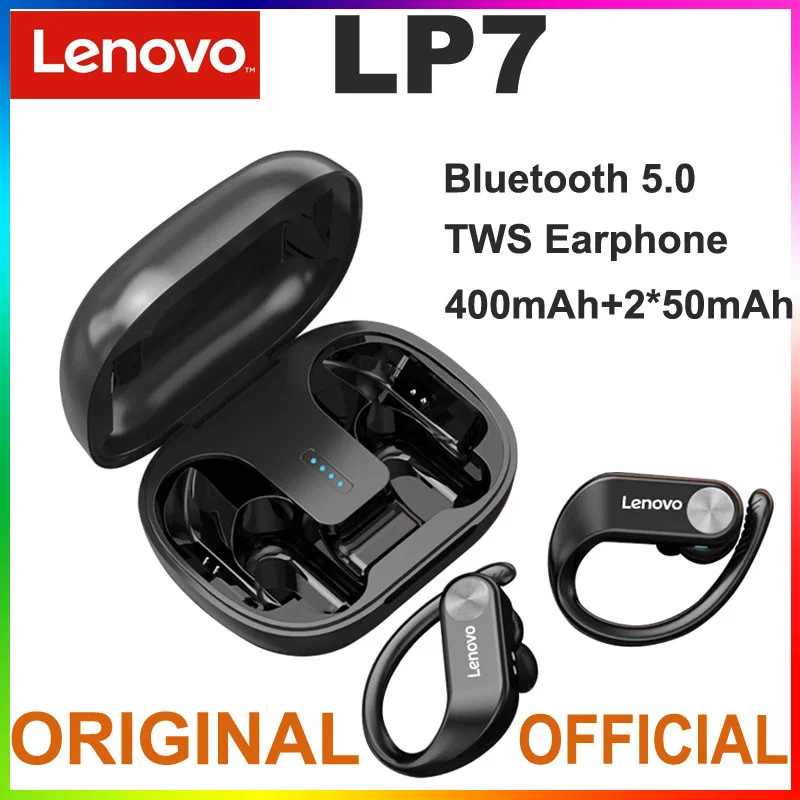 

Беспроводные Bluetooth-наушники Lenovo LP7, игровая гарнитура с микрофоном, Накладные наушники для ПК, для Android, IOS