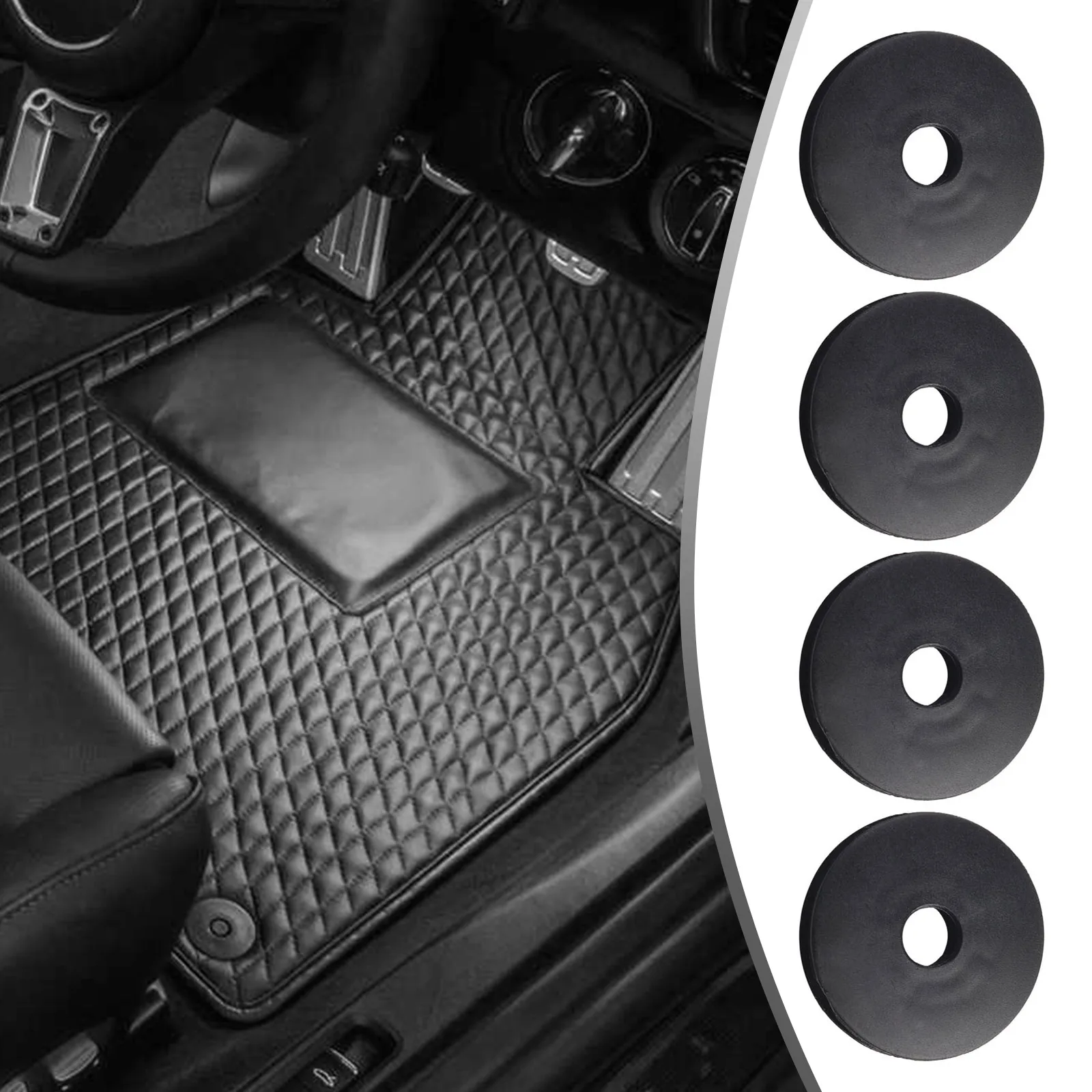 8 шт./4 комплекта крепежные зажимы для автомобильного коврика напольная подкладка