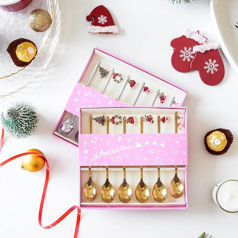 

Christmas Spoon Fork Set Christmas Gifts Merry Christmas Ornaments Christmas Decoration for Home Xmas Navidad Noel New Year 2023