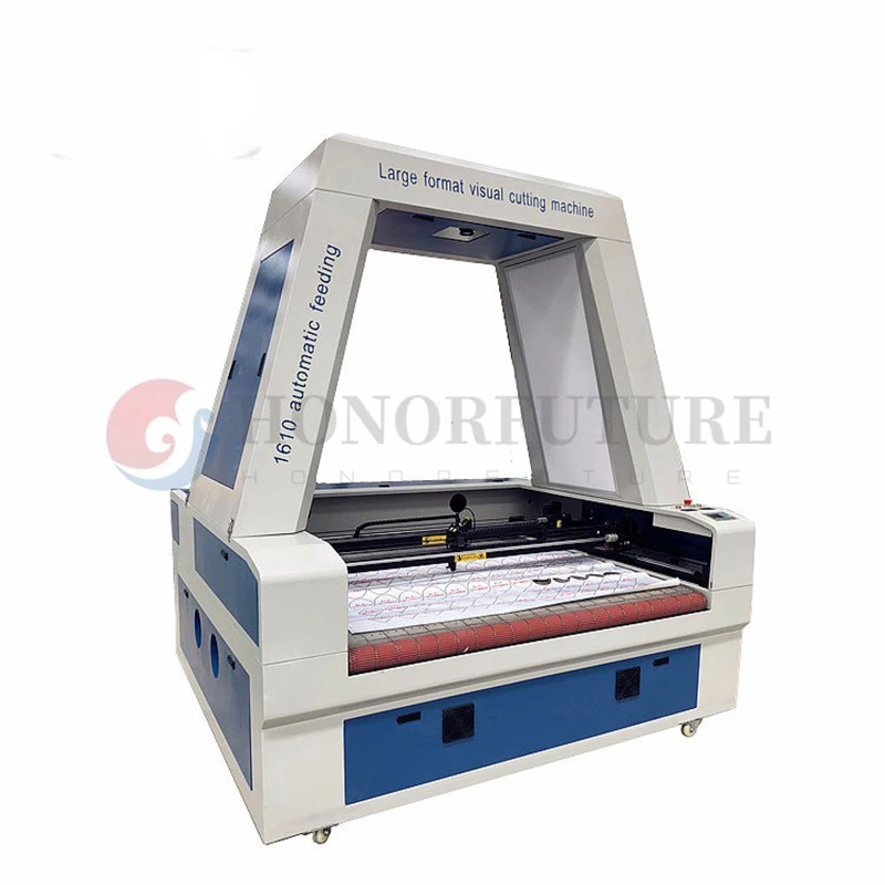 1610 1325 1625 CCD Camera Table Auto Feeding Cloth Fabric Laser Cutting Machine