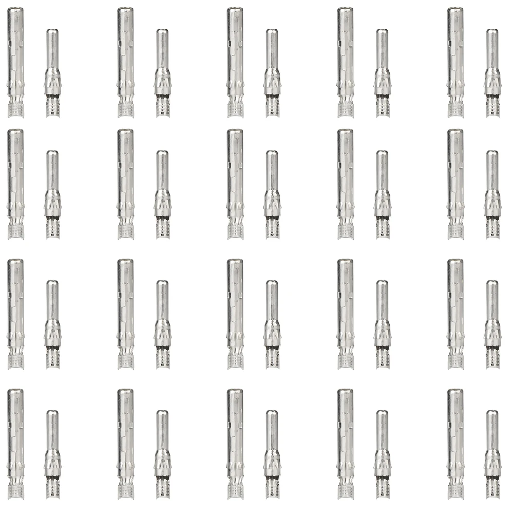

10/20/50Pcs Solar Connector Terminal Pair Plug Inner Core Male Female Core Copper Contacts For MC4.0 Solar Connector Cable