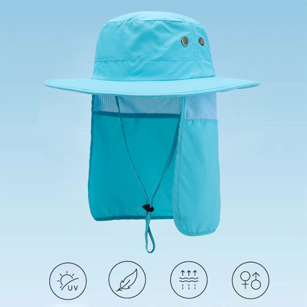 

Outdoor Fisherman Hat Cover Face Sun Protection Fishing Riding Hat Camping Fishing Hiking Equipments Accessories Camping