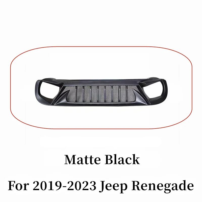 

Для 2016 17 18 19 20 21 22 23 Jeep Renegade гоночные грили матовая карбоновая решетка воздухозаборник Стайлинг внешние тюнинговые аксессуары часть