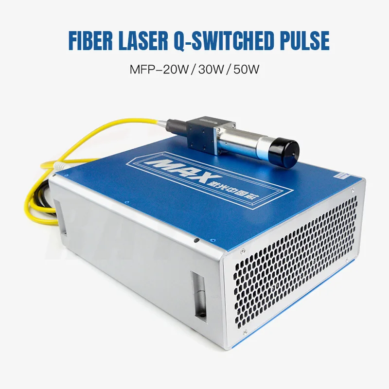 MAX MOPA импульсный оптоволоконный лазерный источник MFPT 20 Вт-70 Вт
