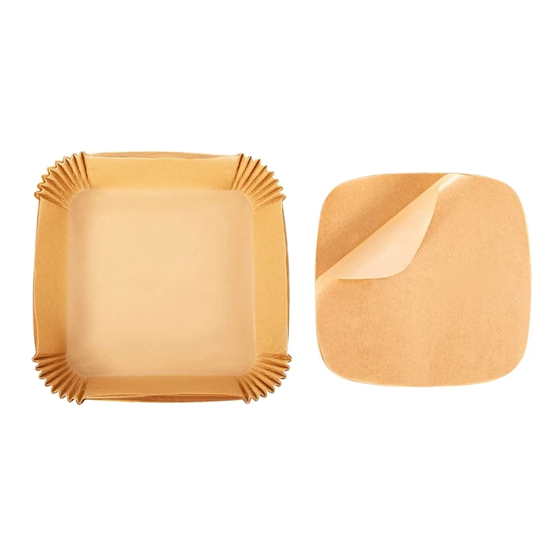 

Disposable Air Fryer Parchment Paper Liner Oil-Proof Water-Proof Paper Tray Non-Stick Baking Mat For Roasting Oven