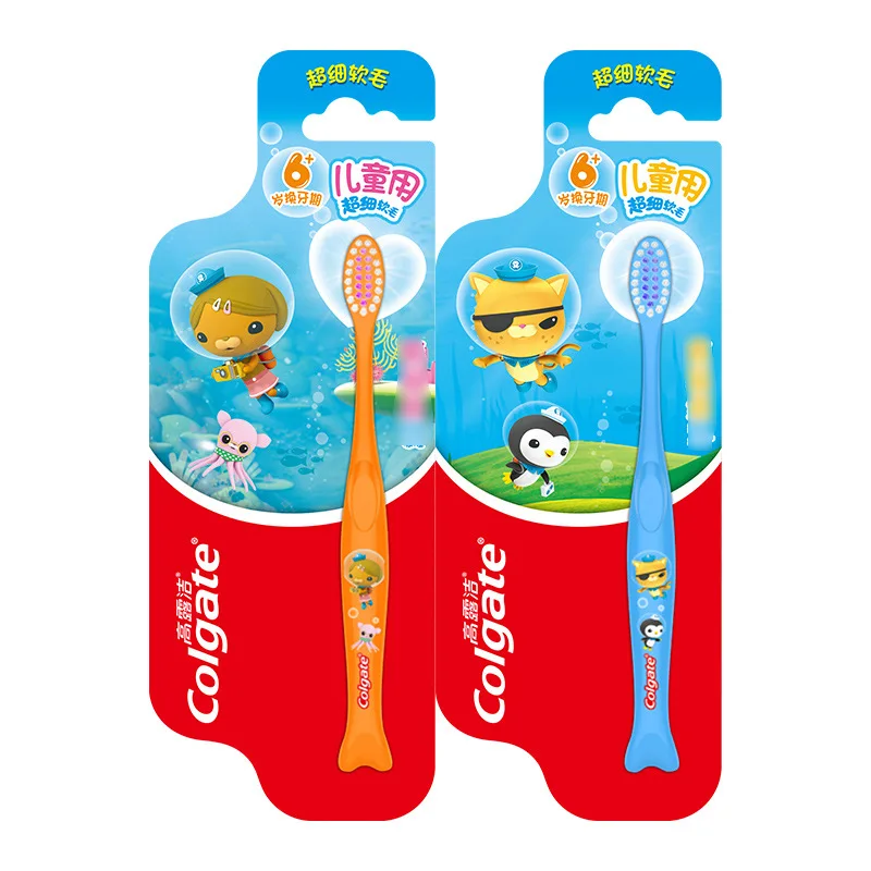 

Детская ручная зубная щетка Octonauts, милые Мультяшные очень мягкие зубные щетки, зубная щетка, уход за полостью рта, зубная щетка, чистка