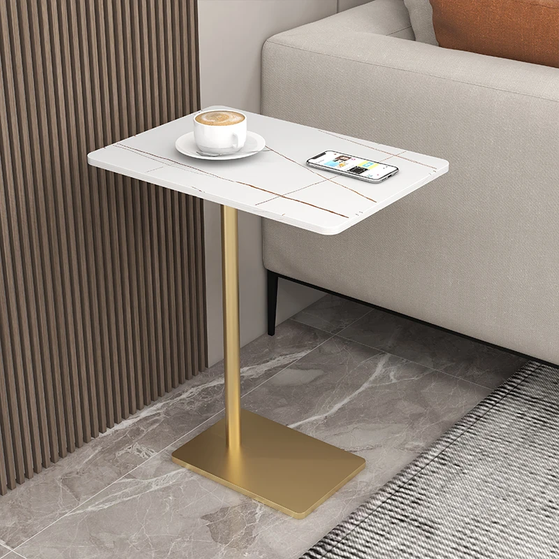 

Korea Luxury Side Table Iron Aesthetic Storage Rectangular Side Table Design Bedroom Muebles Auxiliares Living Room Furniture