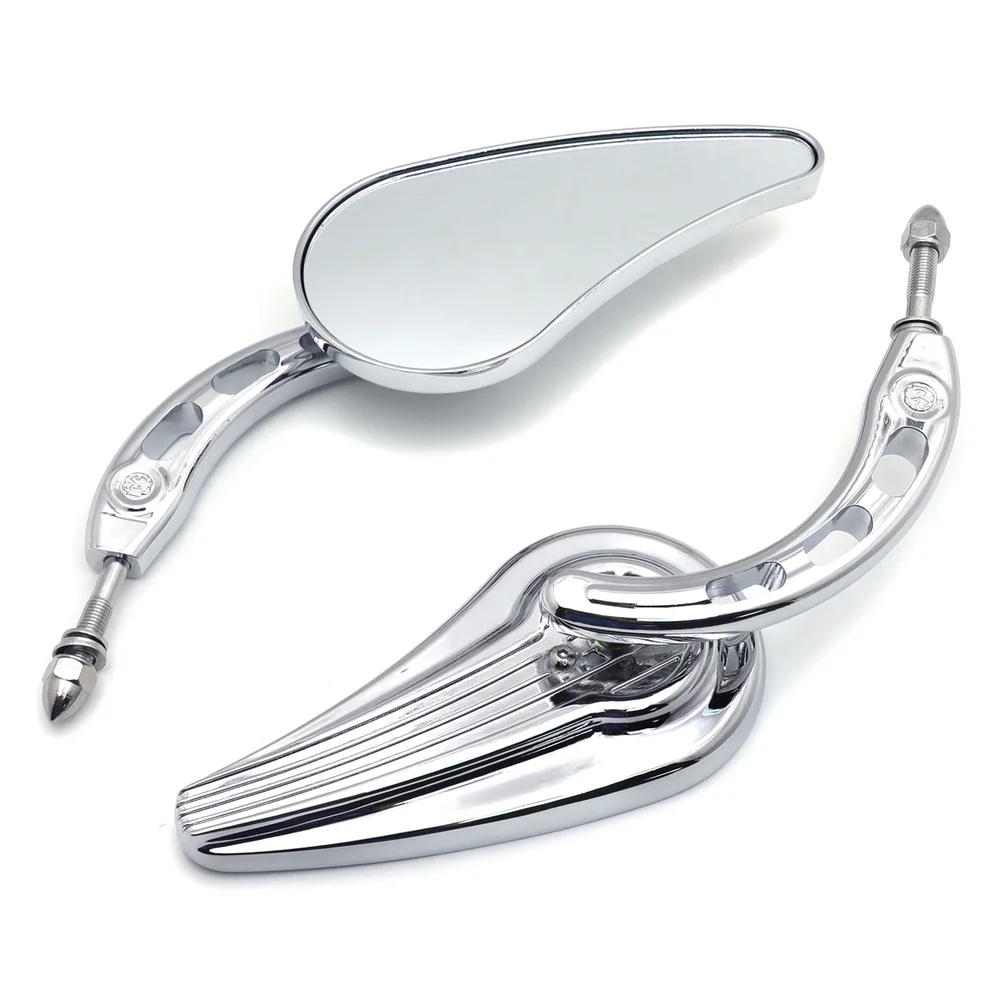 

Aftermarket Motorcycle Accessories Retroviseur Moto Raindrop Side Mirrors For 1984and Up Harley Davidson Softtail/Sportster 883