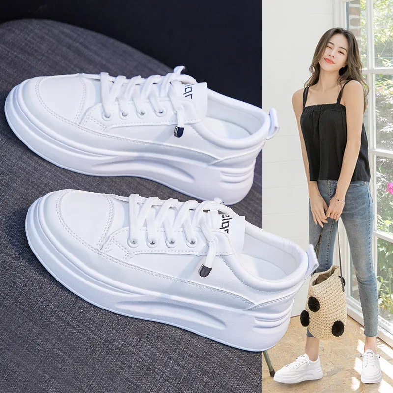 

Comem Women Shoes Ladies Casual Slip-on Shoe Female Sneaker Woman White Shoe Thick Sole Zapatos Mujer 2023 Fashion Sneakers 40
