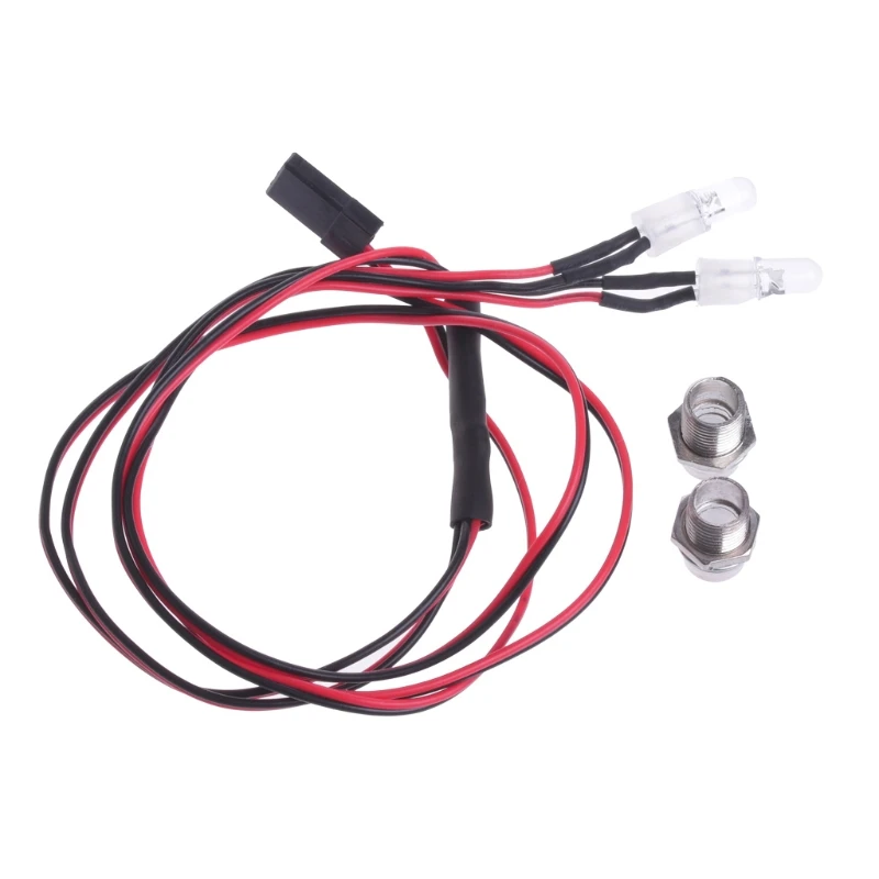 

2-LED 5MM LED Light Set Super White Headlight For RC Car Truck for Tank Crawler