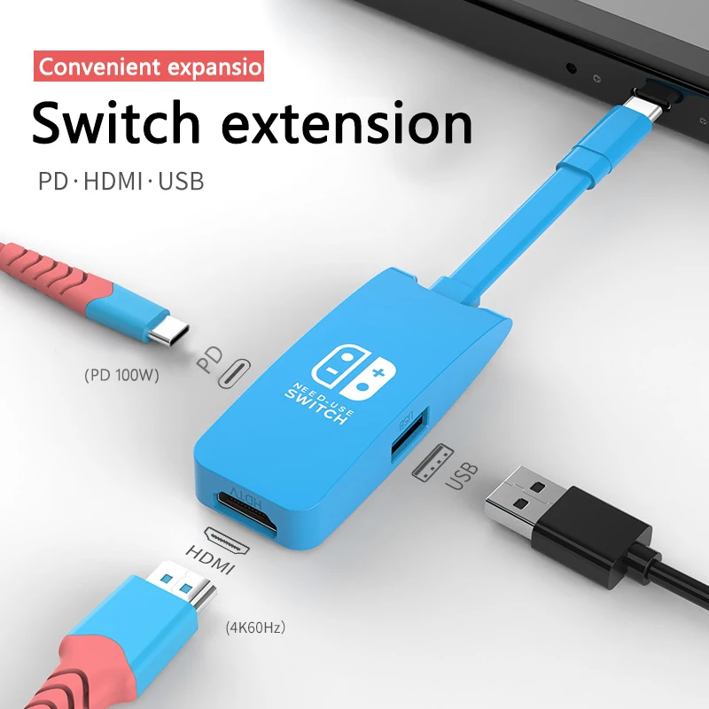 Док-станция для телевизора док-станция Nintendo Switch oled хаб аксессуары USB C Type HDMI