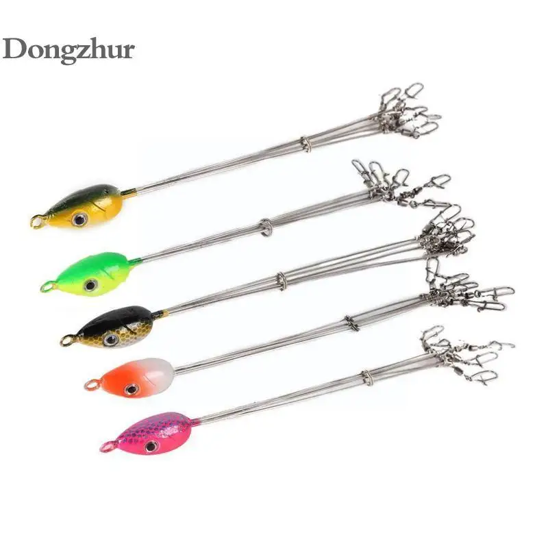 

Steel Umbrella Fishing Lure Rig 5 Arms Rig Alabama Lure Tools Fishing Fishing Group Bait Swivel Snap Tackle V2w0
