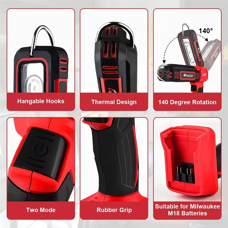 EGOD Наружный беспроводной мощный литий-ионный светодиодный светильник мощностью