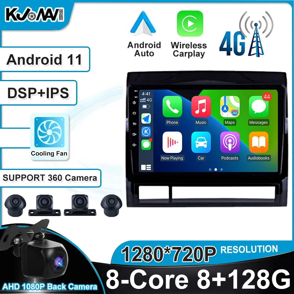 

Android 11.0 Auto Radio Stereo-Player Multimedia GPS Navigation For TOYOTA TACOMA & HILUX_USA 2005-2012/2013/2014