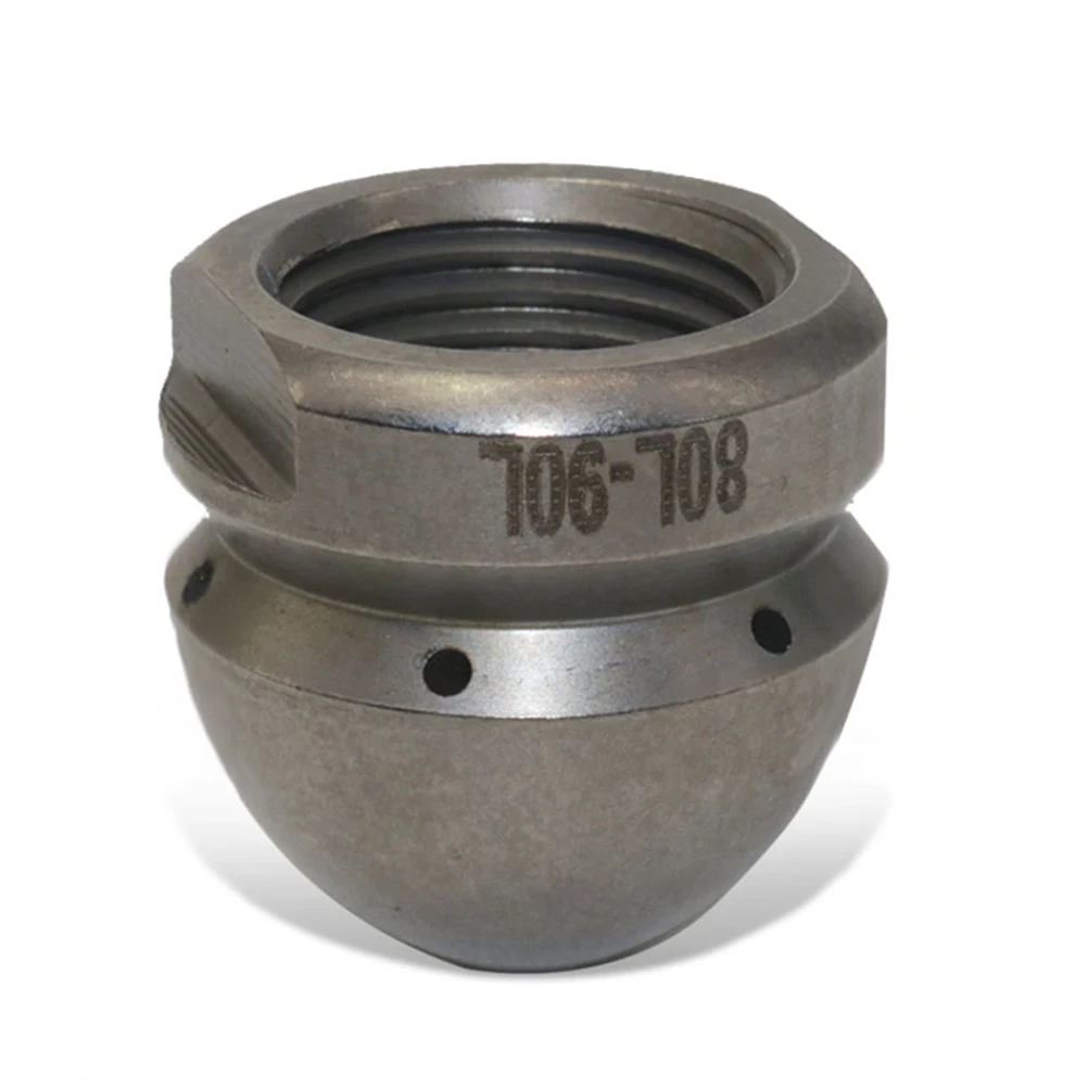 

Transformer Nozzle 3/8 High Flow Pipeline Dredging High-pressure Water Gun High Pressure Cleaning Gun Front 1 Hole Back 6 holes