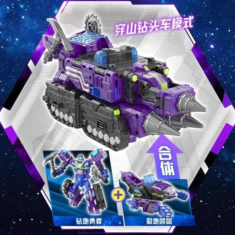 Новый Hello Carbot Drill Burst Трансформер Робот Игрушки Фигурки Трансформирующий