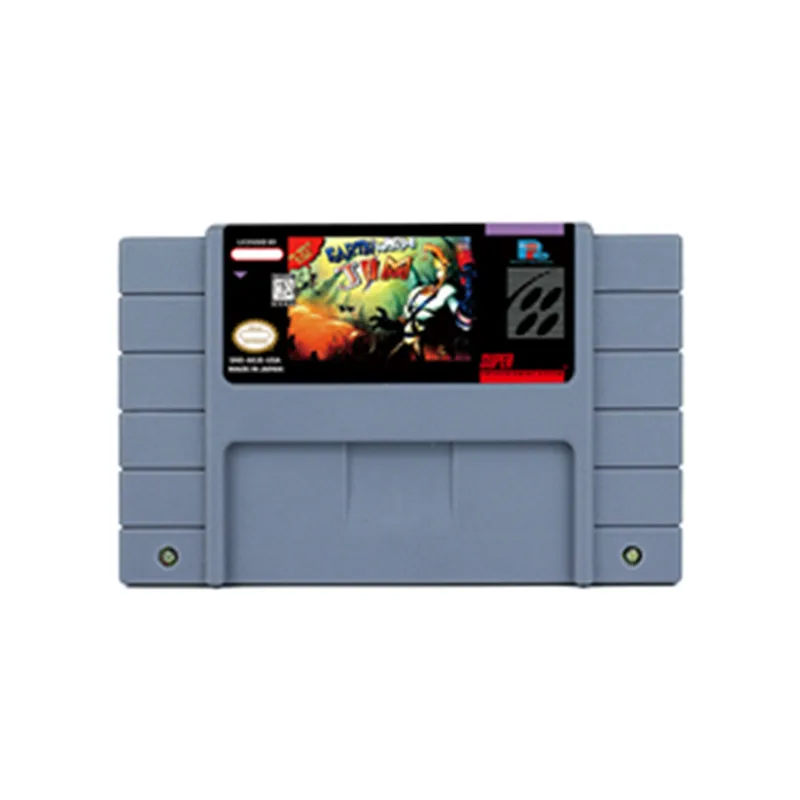 

Игра Джим 1 или Джим 2 Earthworm для SNES 16 бит