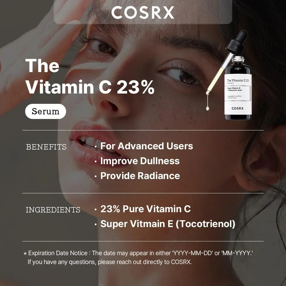 COSRX Advanced Skin Cycling Routine — чистый витамин 23% сыворотка + крем с ретинолом 0 1%