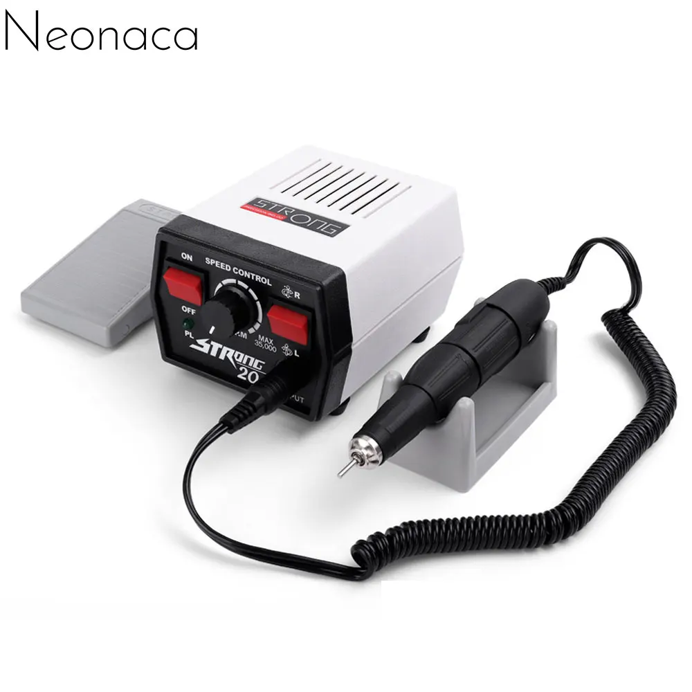 Electric Nail Drill Machine 65W 35000rpm Strong 204 Manicure Machine Set Apparatus For Manicure Nail Gel Polisher Nail Art Tool