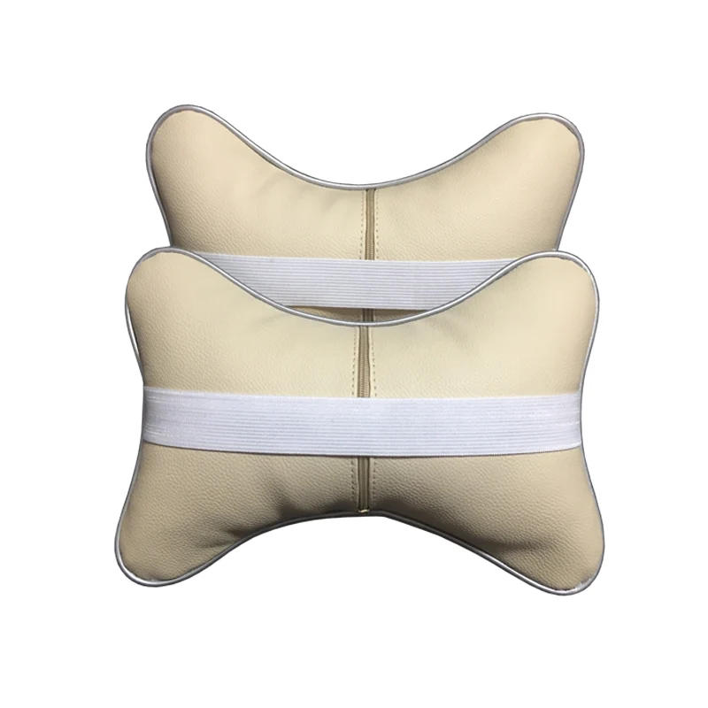 Автомобильная подушка под шею с вышивкой и логотипом 2 шт. подголовник