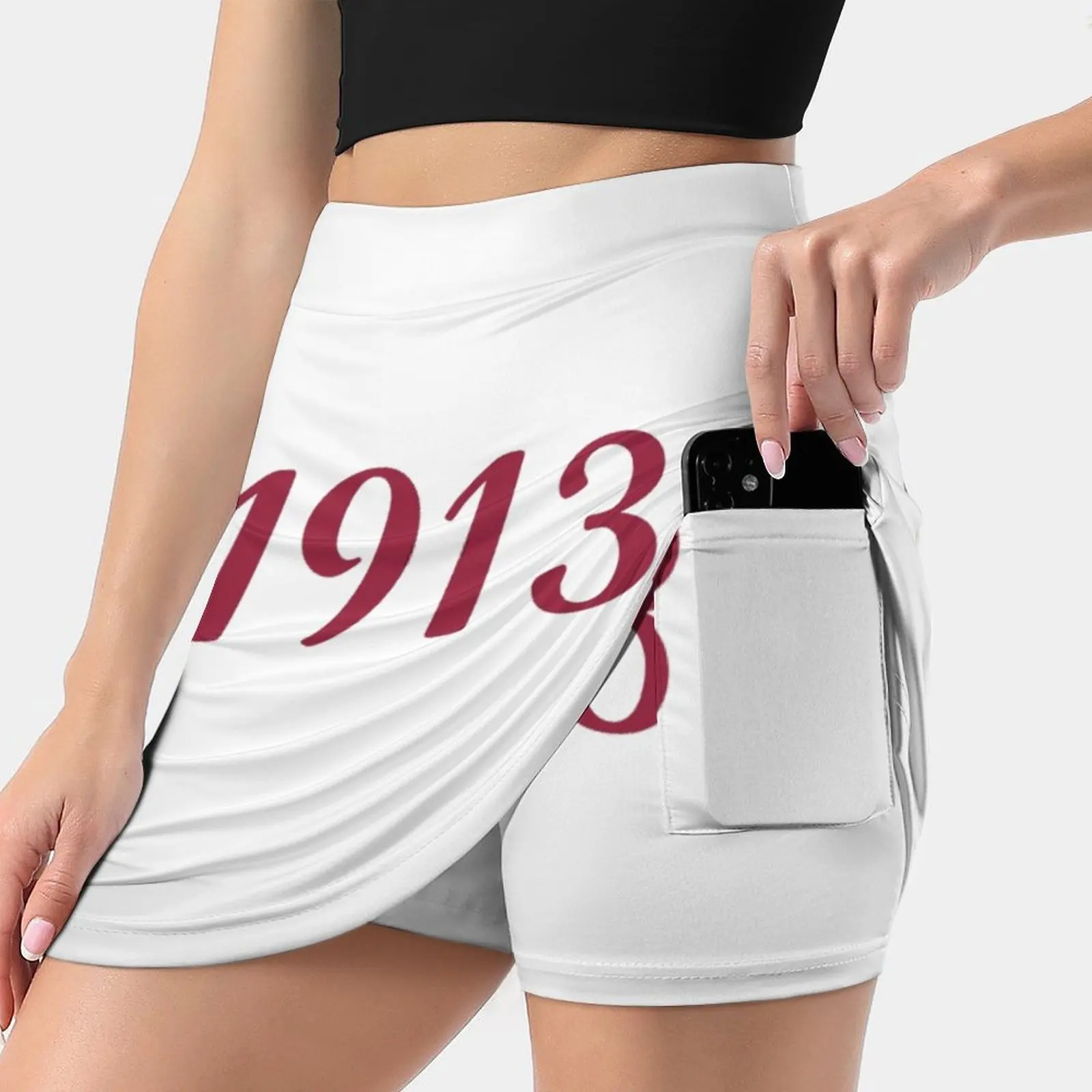 1913 Женская юбка Спортивная юбка-шорт с карманом Модная в корейском стиле 4XL Юбки