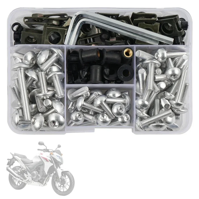 

Yamaha TDM 850 900/A TMAX 500/530 SX/DX SRV250 SRX 400 600 TDR250 Полный Комплект Болтов И Гаек Обтекателя С Винтами Для Мото...