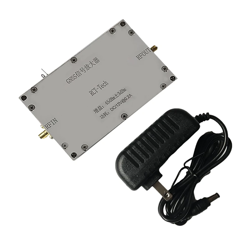 

Усилитель сигнала GNSS с коэффициентом усиления 45 дБм, транспондер для спутникового сигнала навигации, вилка США