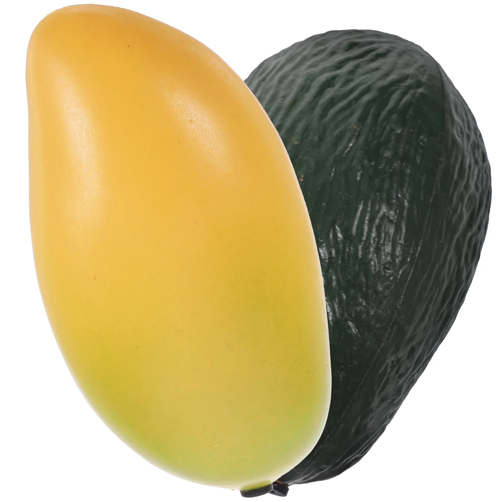 

2pcs Shaker Egg Maraca Instrument Mango And Avocado Maraca Instrument Decor