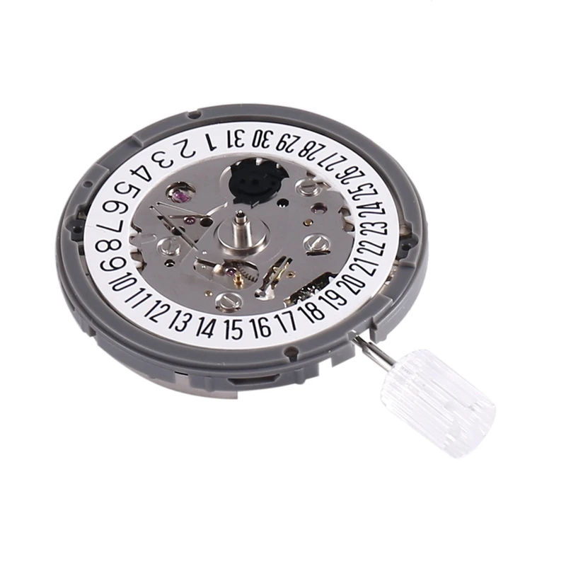 NH35A NH35 6 O'clock Watch Movement Automatic Mechanical Watch Movement 21600Bph Black Date Window Watch Movement