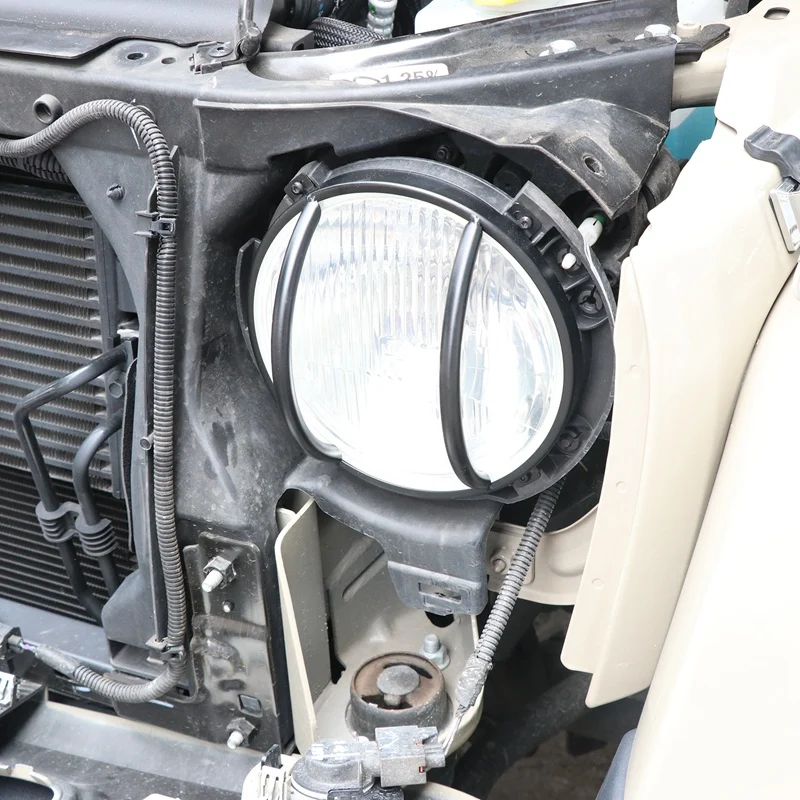 

2Pcs ABS Car Accessories Lamp Hoods for Jeep Wrangler JK 2007-2017 Wheel Eyebrow Turn Signal Light Protector Cover