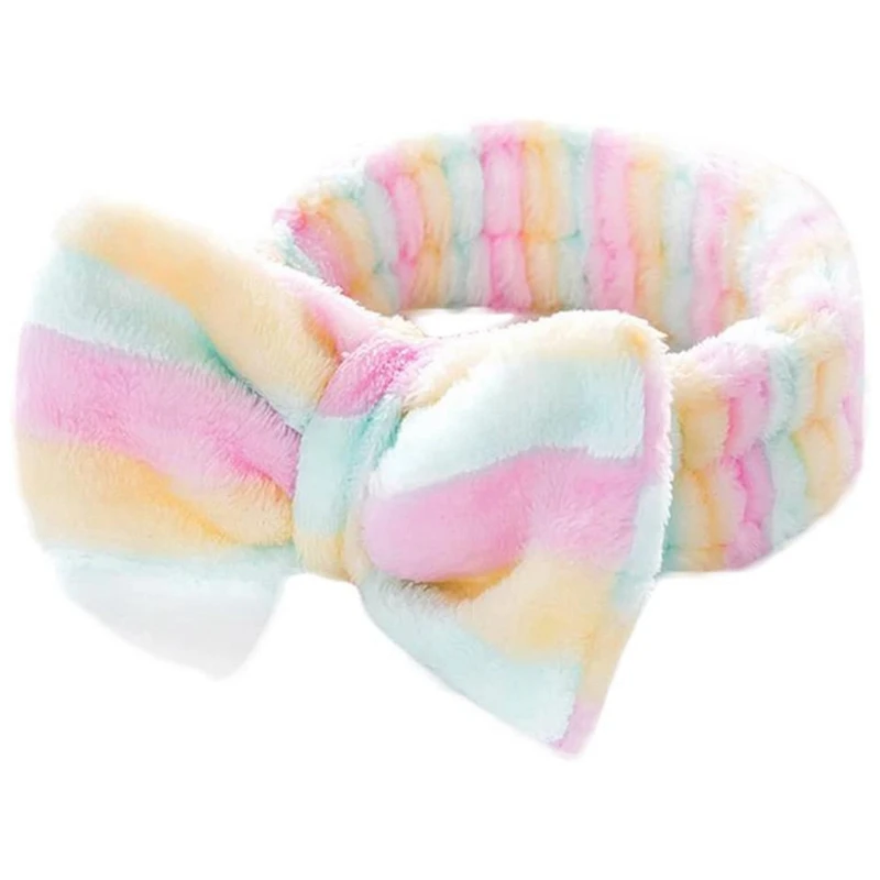 

Bowknot Hairband Headband For Makeup Cosmetics Shower Colorful